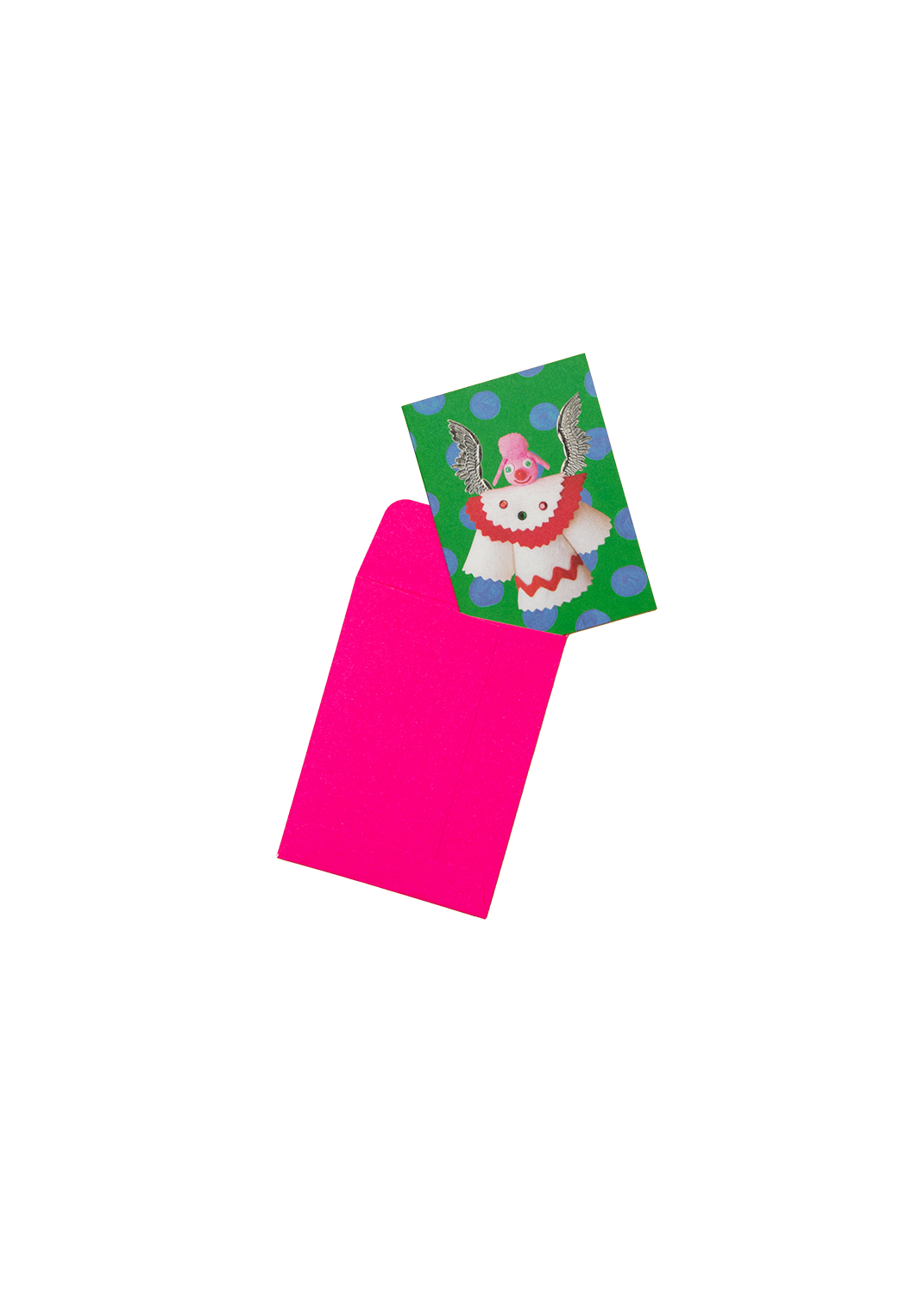 Felt angel mini card
