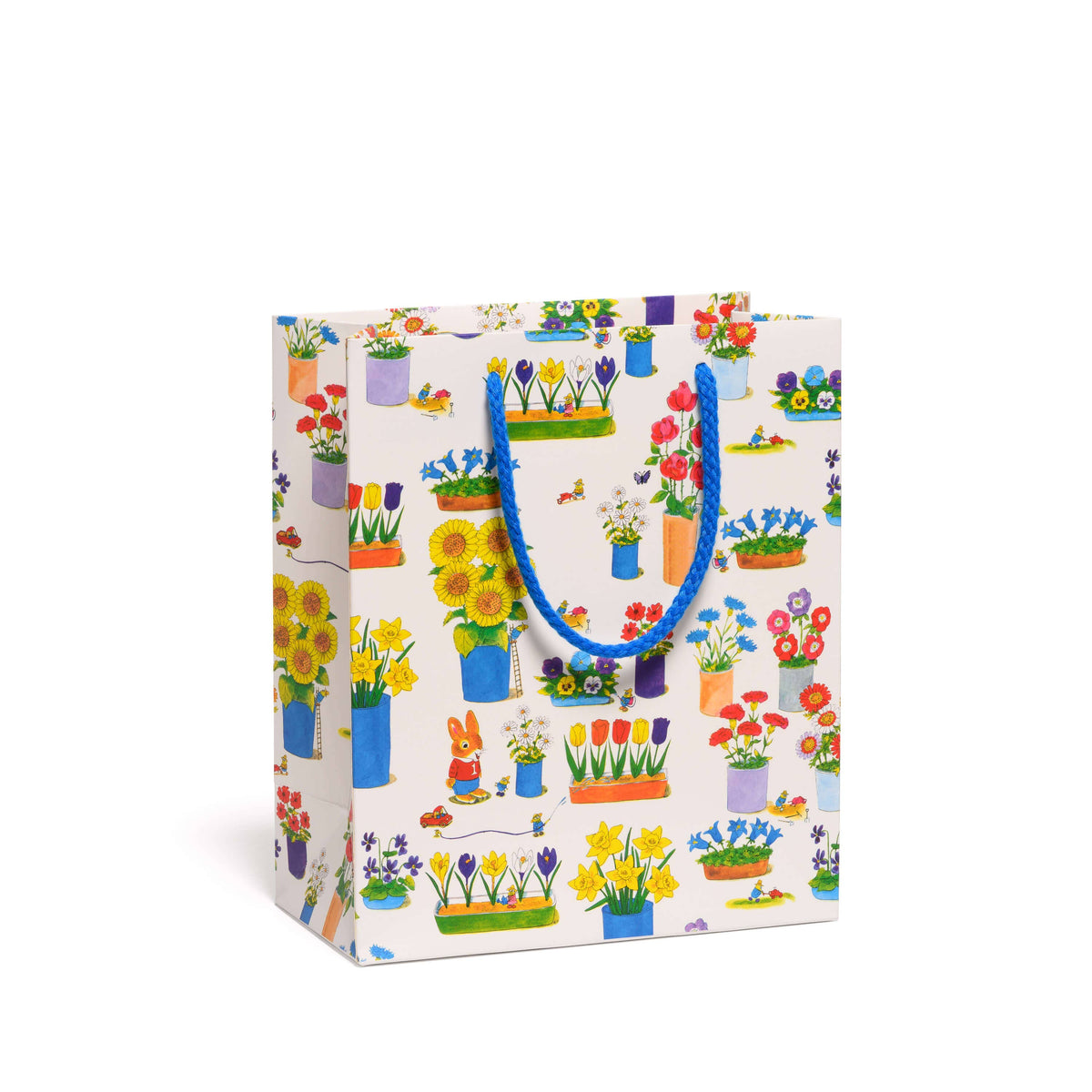 Richard Scarry Busytown Flowers medium gift bag: Medium