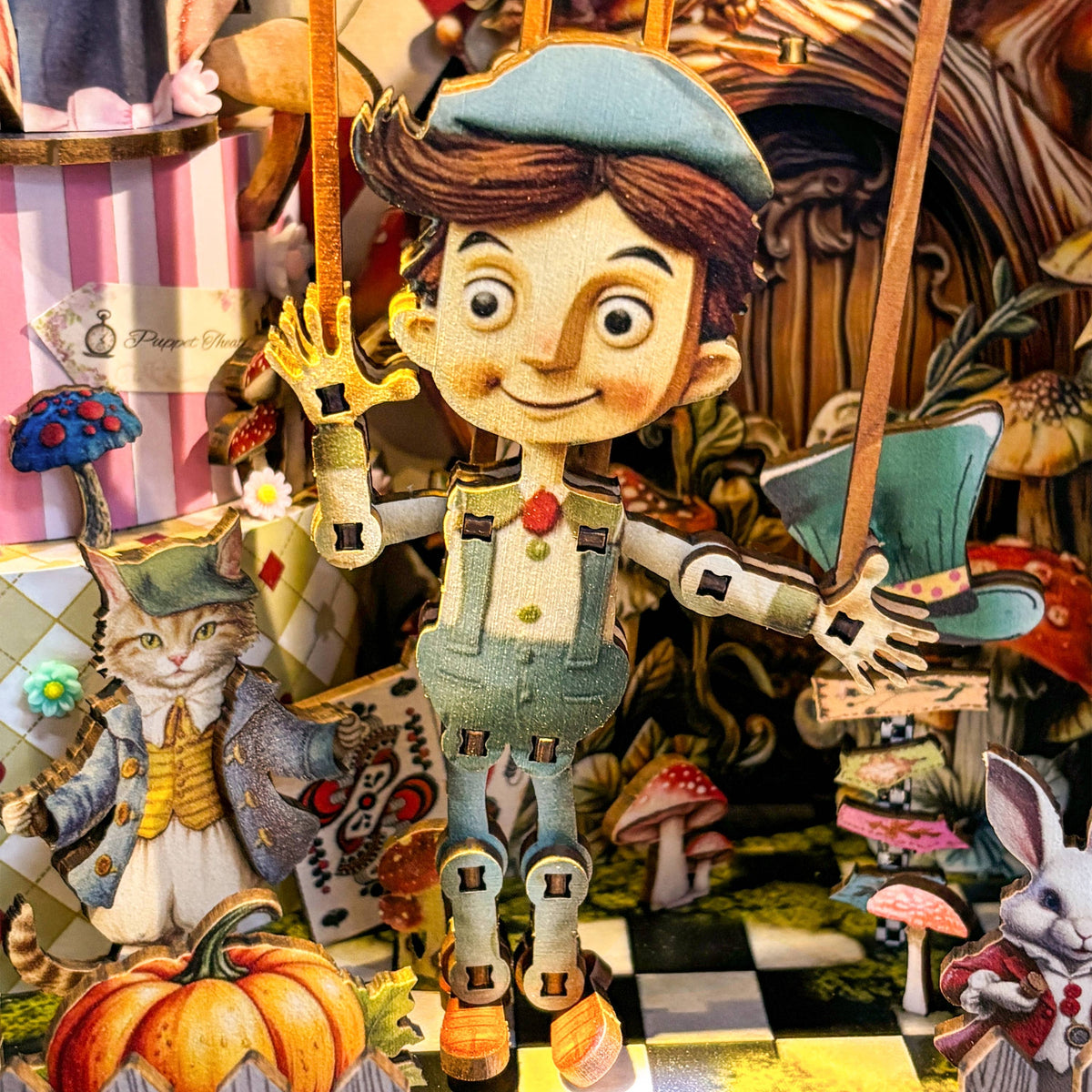 DIY Book Nook Kit: Pinocchio Theater