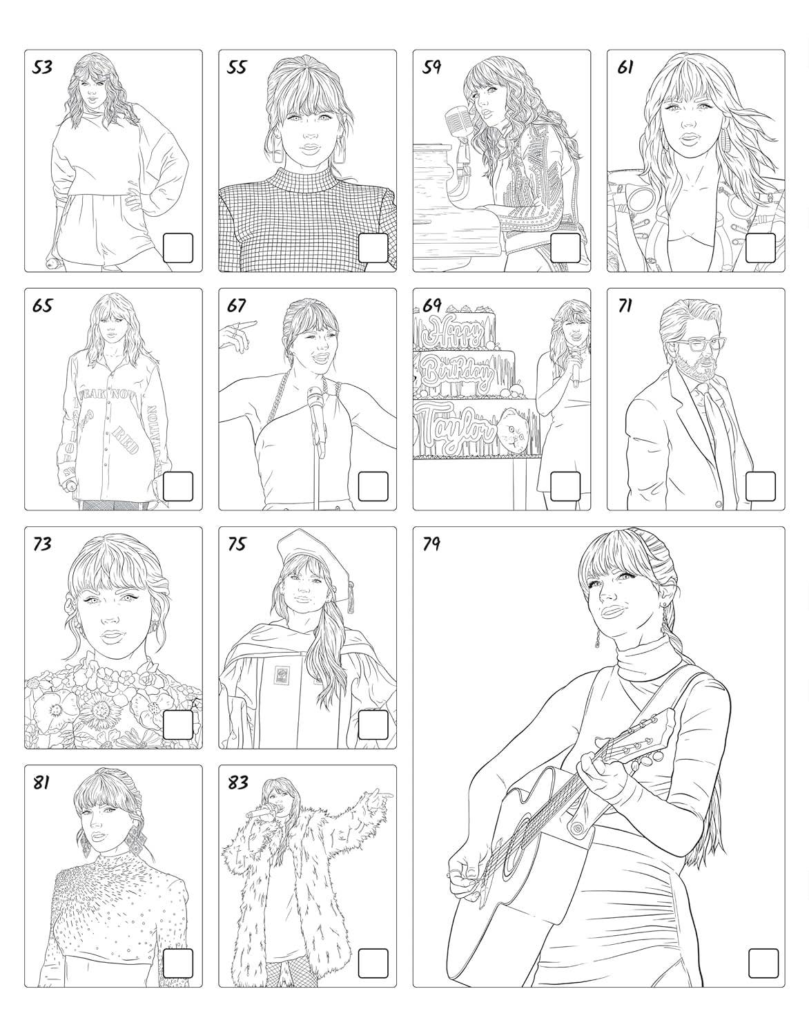 Super FAN-tastic Taylor Swift Coloring Book