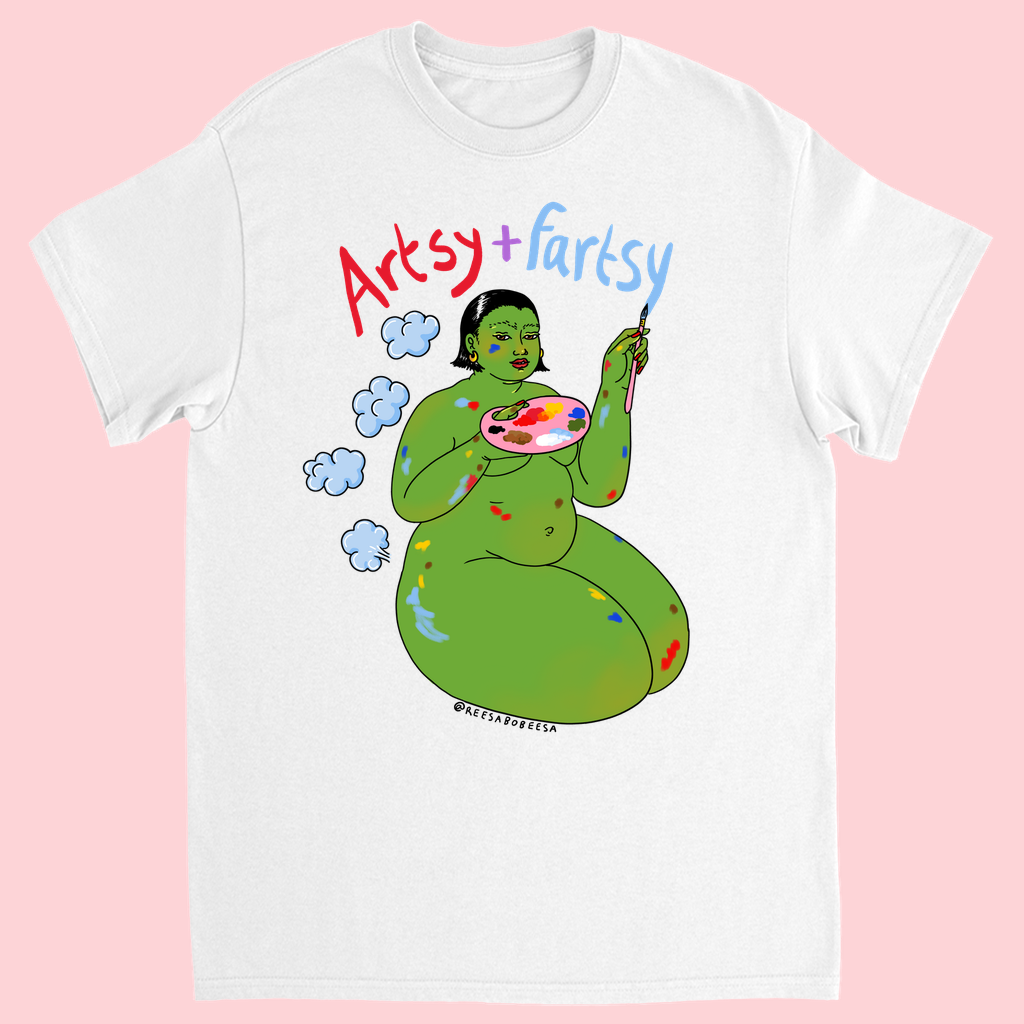 Artsy Fartsy Tee: Daisy / XXL (2XL)