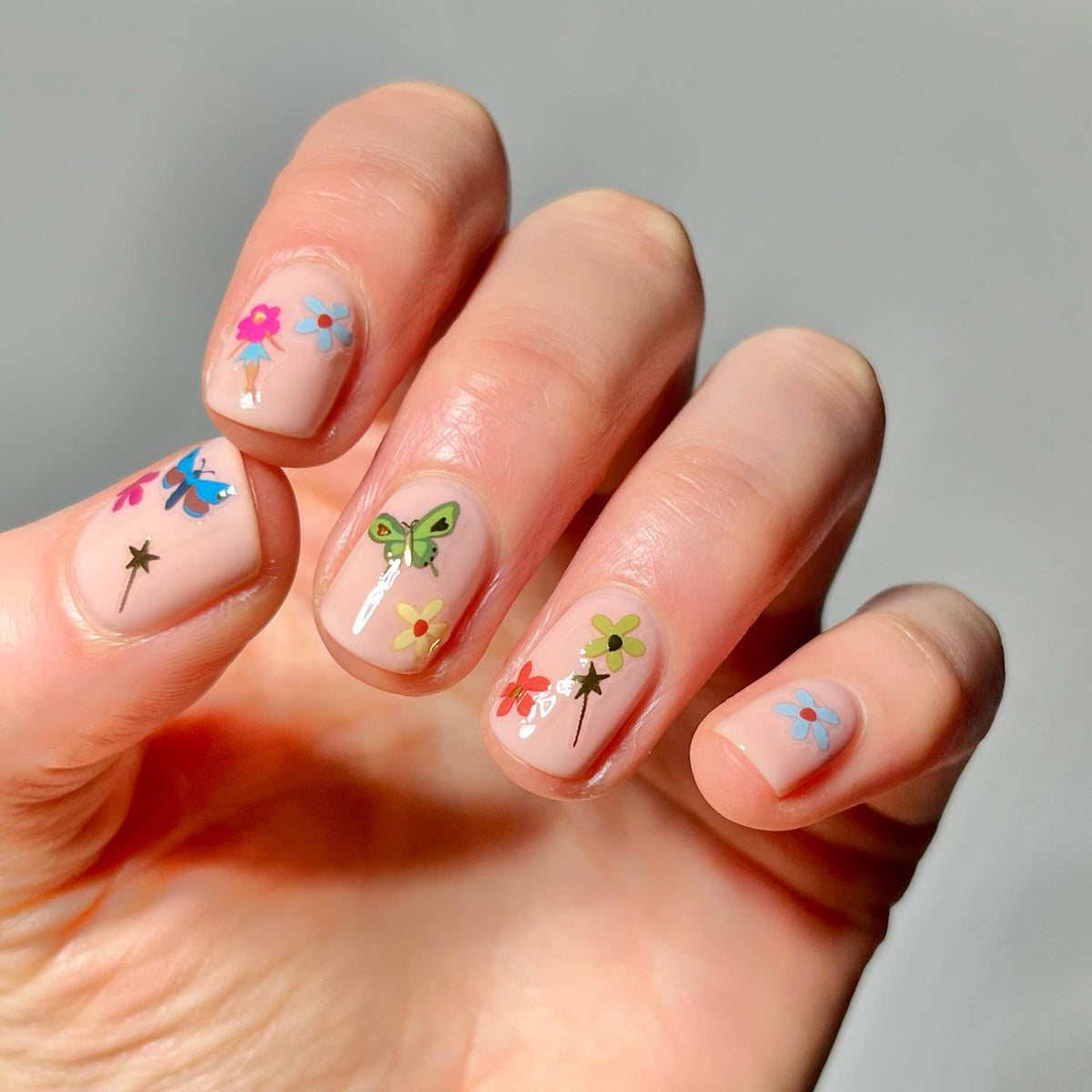Nail Art Stickers - WOODLAND FAE