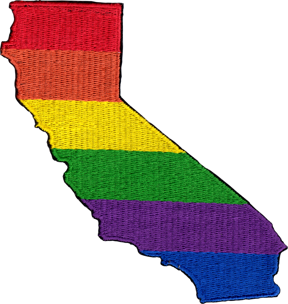 Patch - California - Pride Rainbow