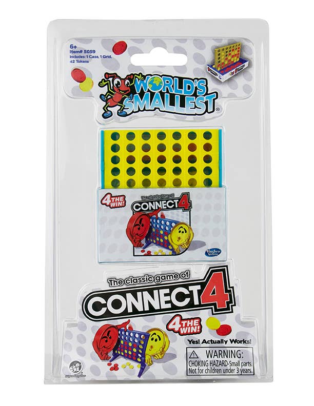World's Smallest-Connect 4 Playset