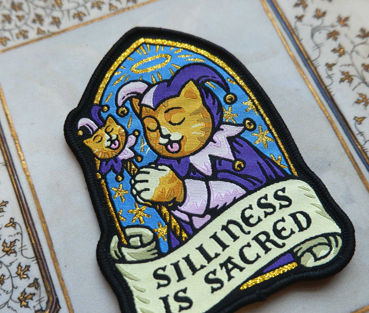 Silliness is Sacred - Woven Patch