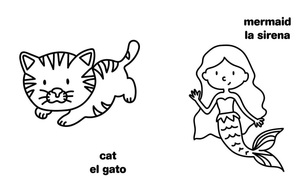 My First Big Book of Bilingual Coloring: Spanish by Little Bee Books: Paperback; 192 pages / English
