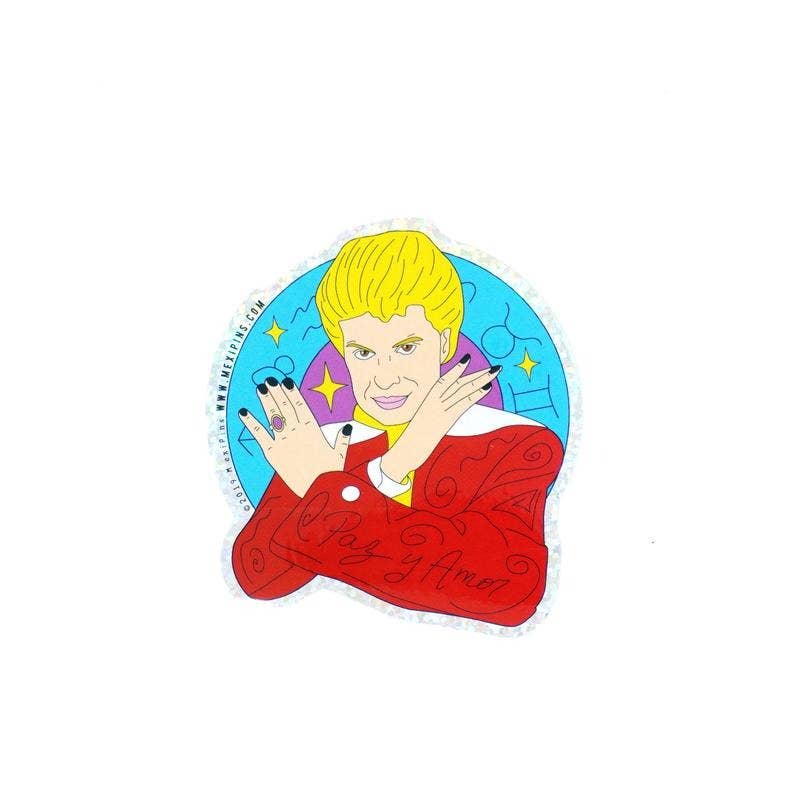 Walter Mercado Horoscope 3&quot; Sticker