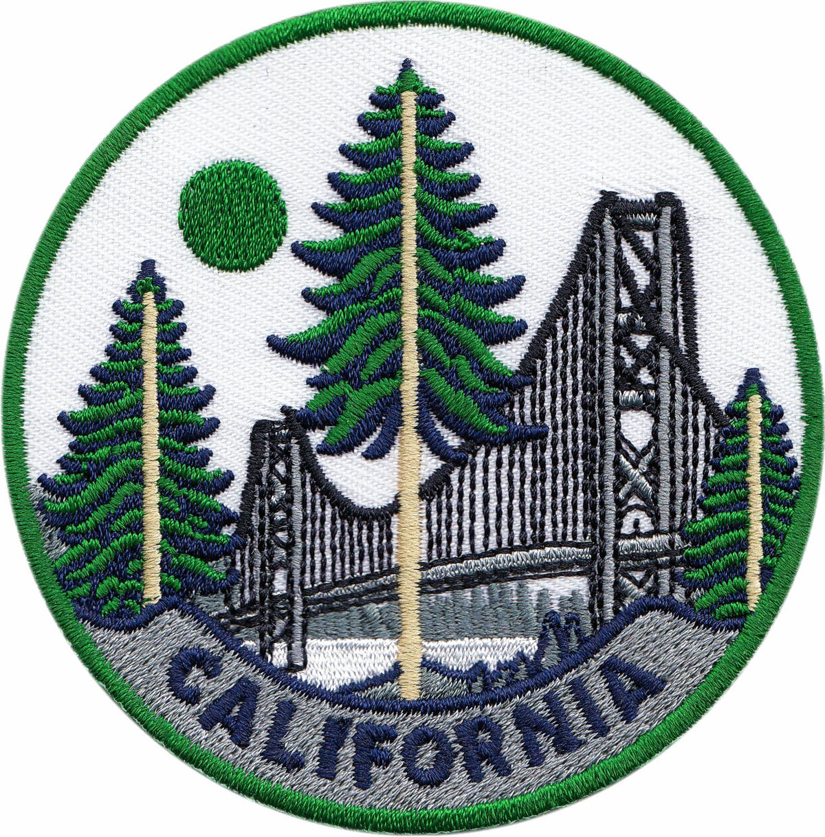 Patch - California - With Golden Gate Bridge And Trees