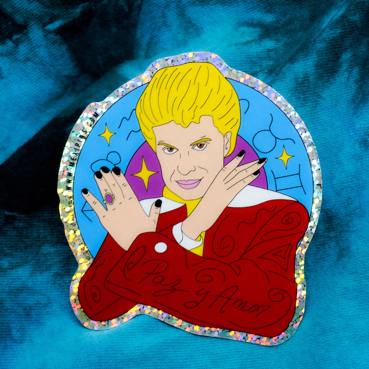 Walter Mercado Horoscope 3&quot; Sticker