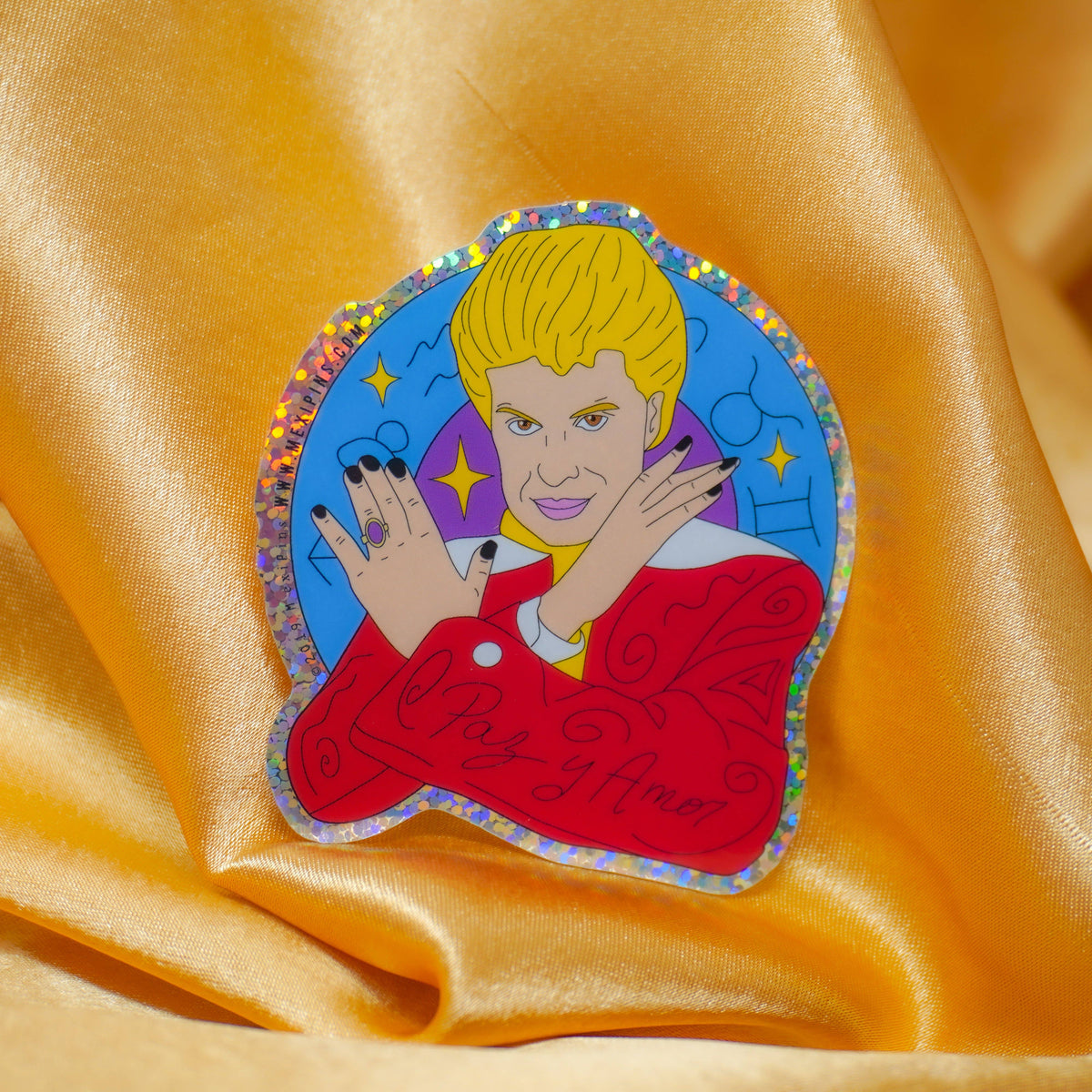 Walter Mercado Horoscope 3&quot; Sticker