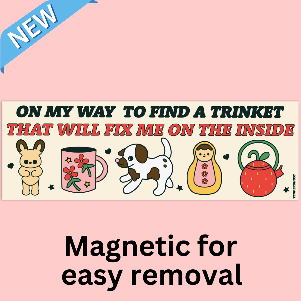 A Trinket That Will Fix Me Bumper Magnet | Christmas Advent Calendar Stocking Stuffers