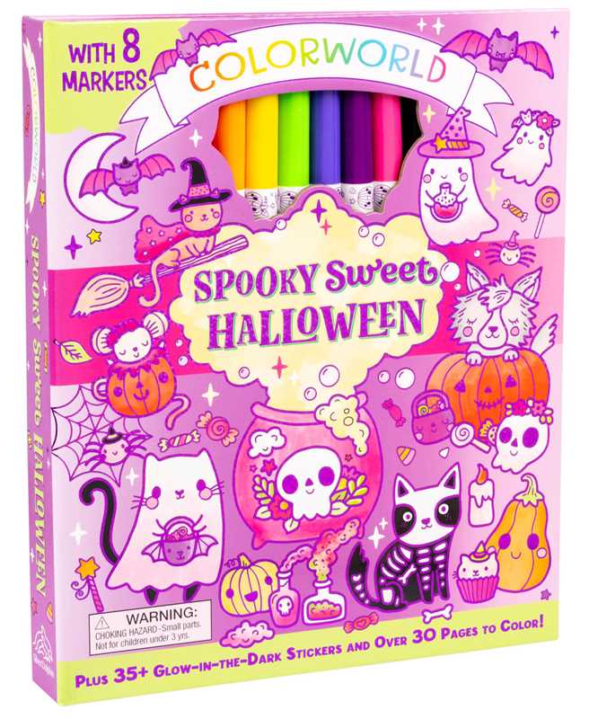 ColorWorld: Spooky Sweet Halloween by: Kit - Paperback; 64 pages / English