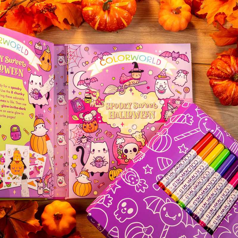 ColorWorld: Spooky Sweet Halloween by: Kit - Paperback; 64 pages / English