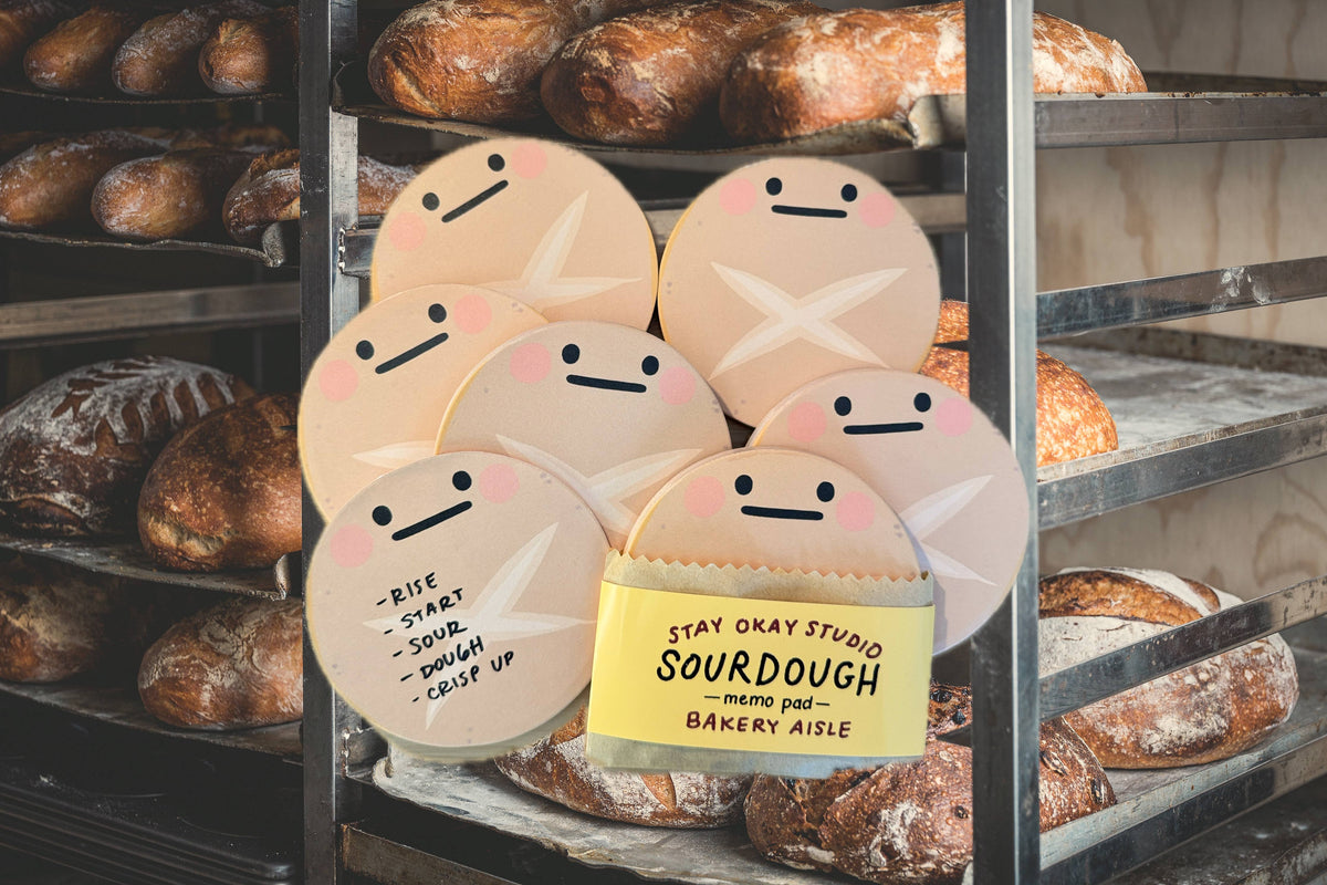 SOURDOUGH memo pad !!!! delicious