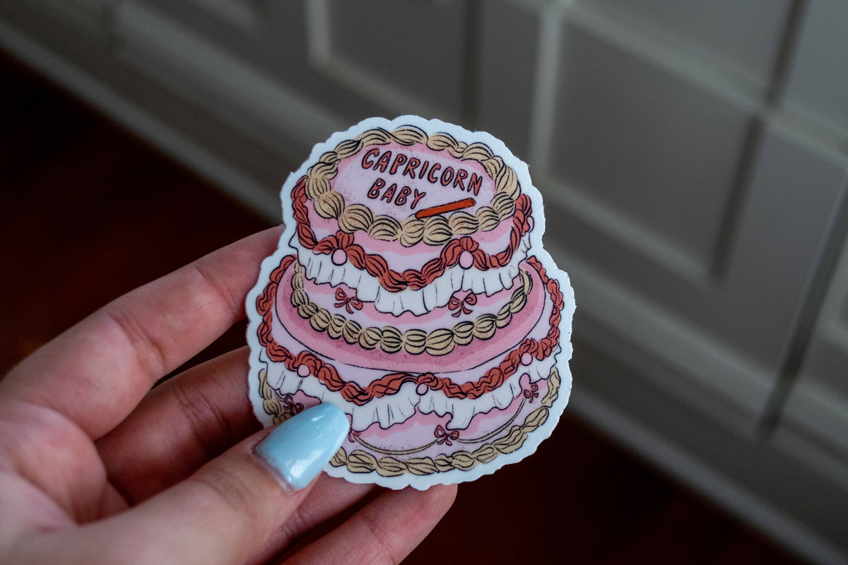 Zodiac Cake Stickers: Leo