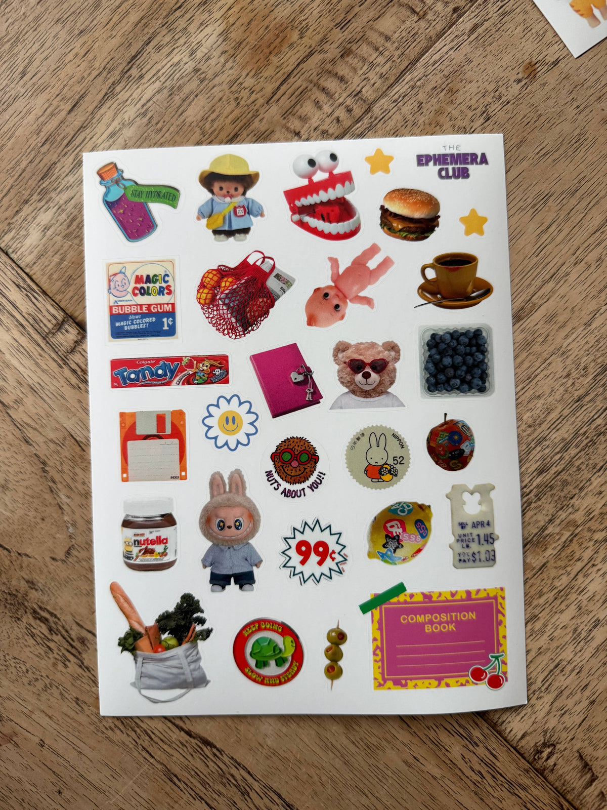 Retro Nostalgia n PNG, Y2K Sticker Sheet : Vol. 4