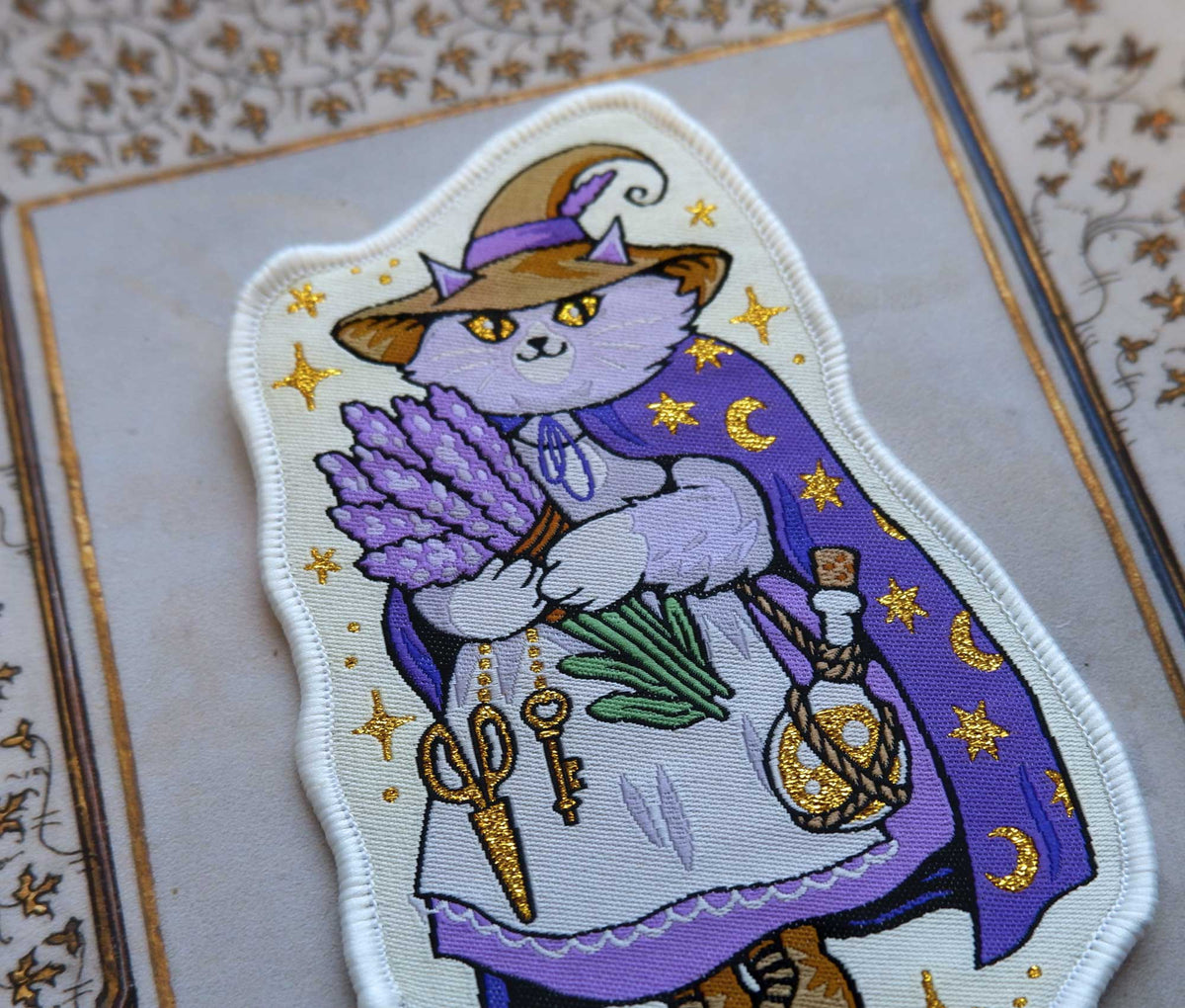 Cat Witch - Woven Patch