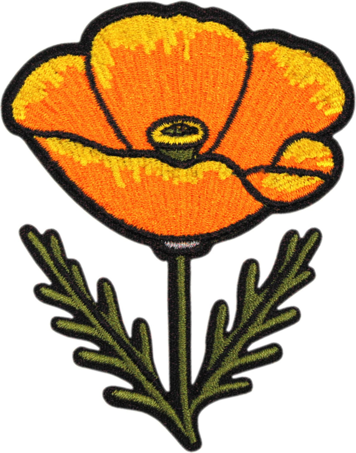 Patch - Flower - California Golden Poppy