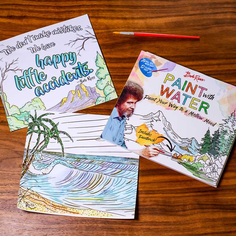 Bob Ross Paint with Water by Editors of Thunder Bay Press: Paperback; 80 pages / English