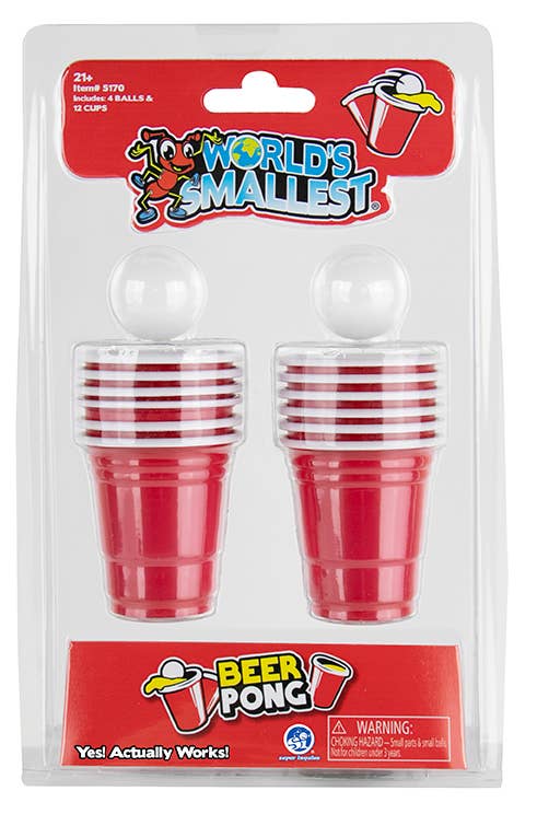 Worlds Smallest Beer Pong Game