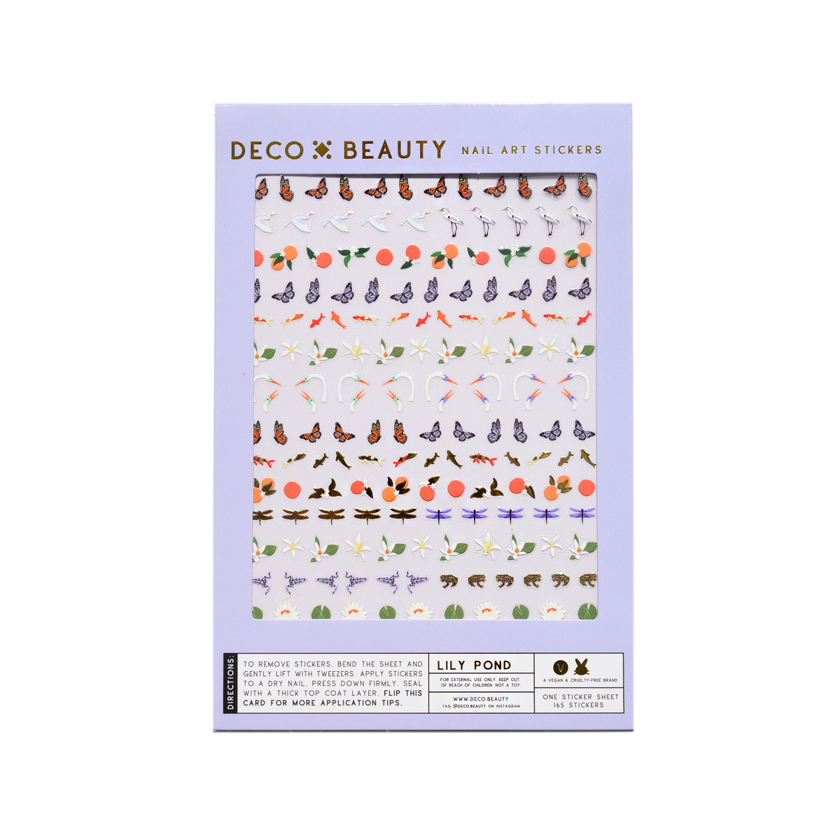 Nail Art Stickers - Lily Pond