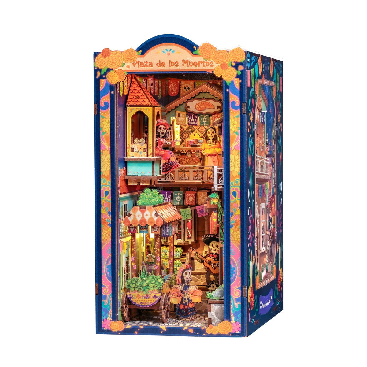 DIY Book Nook Kit: Plaza de los Muertos