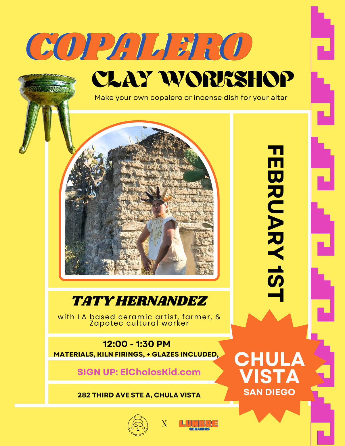 Feb 1: Copalero Clay Workshop