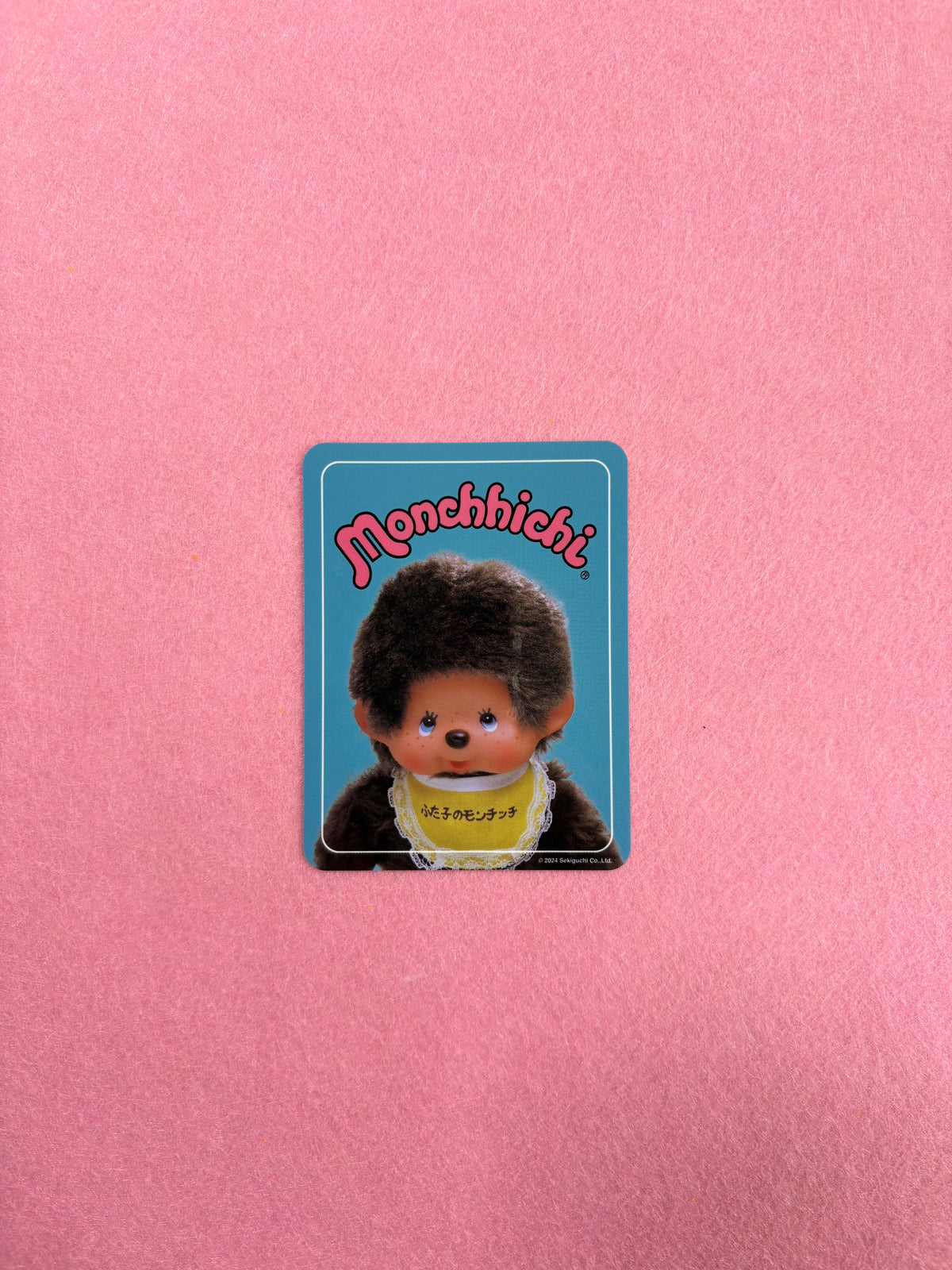 Sticker - Monchhichi Boy w/ yellow bib