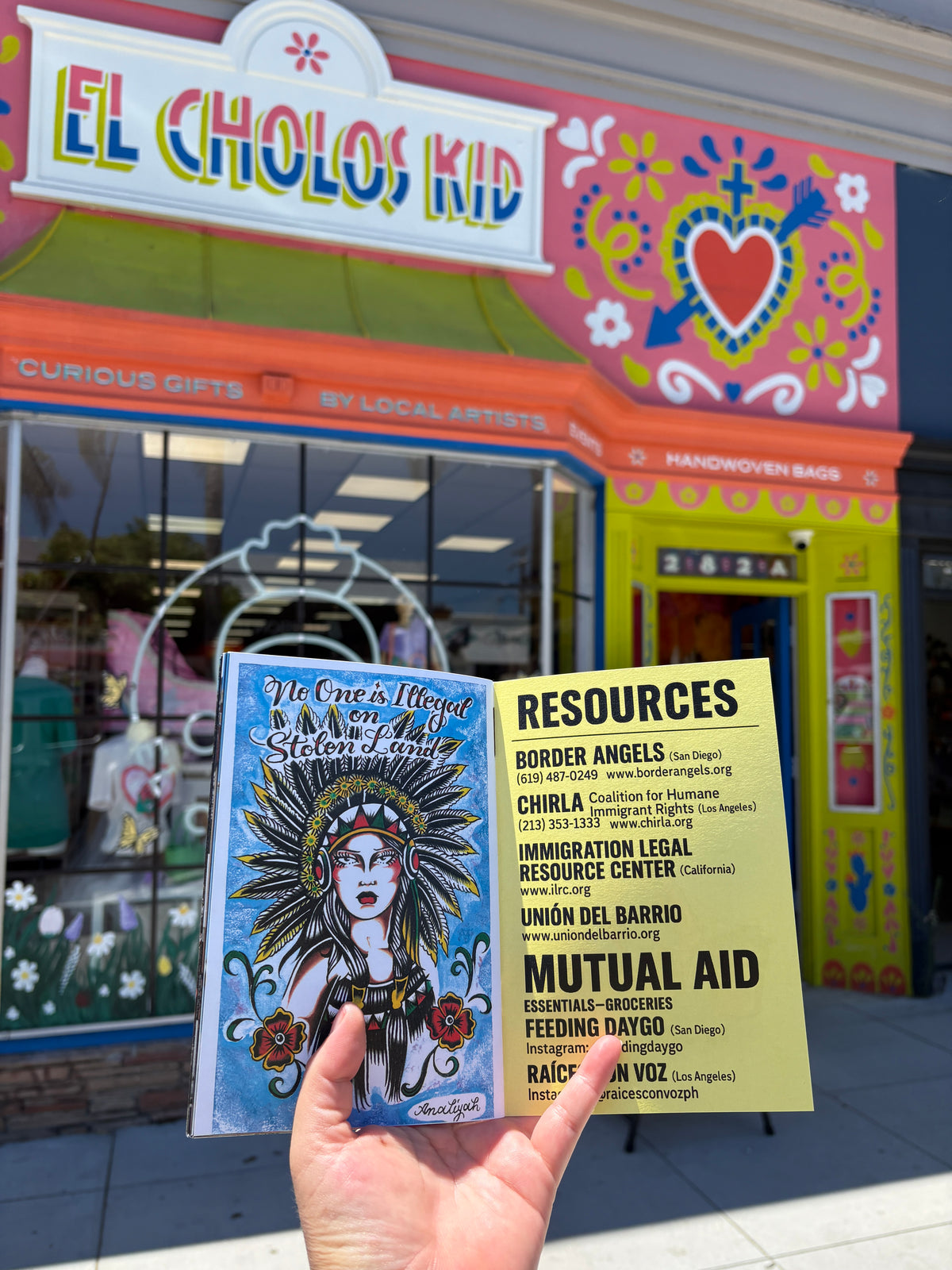 Zine - In Support of families impacted by ICE