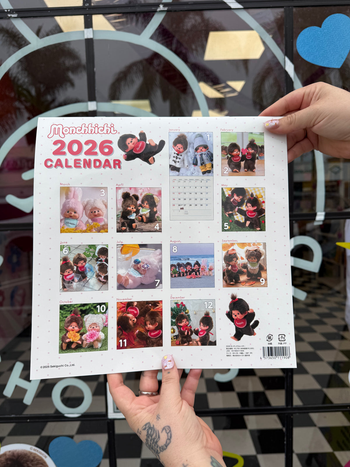 Monchhichi 2026 Calendar - 12 months