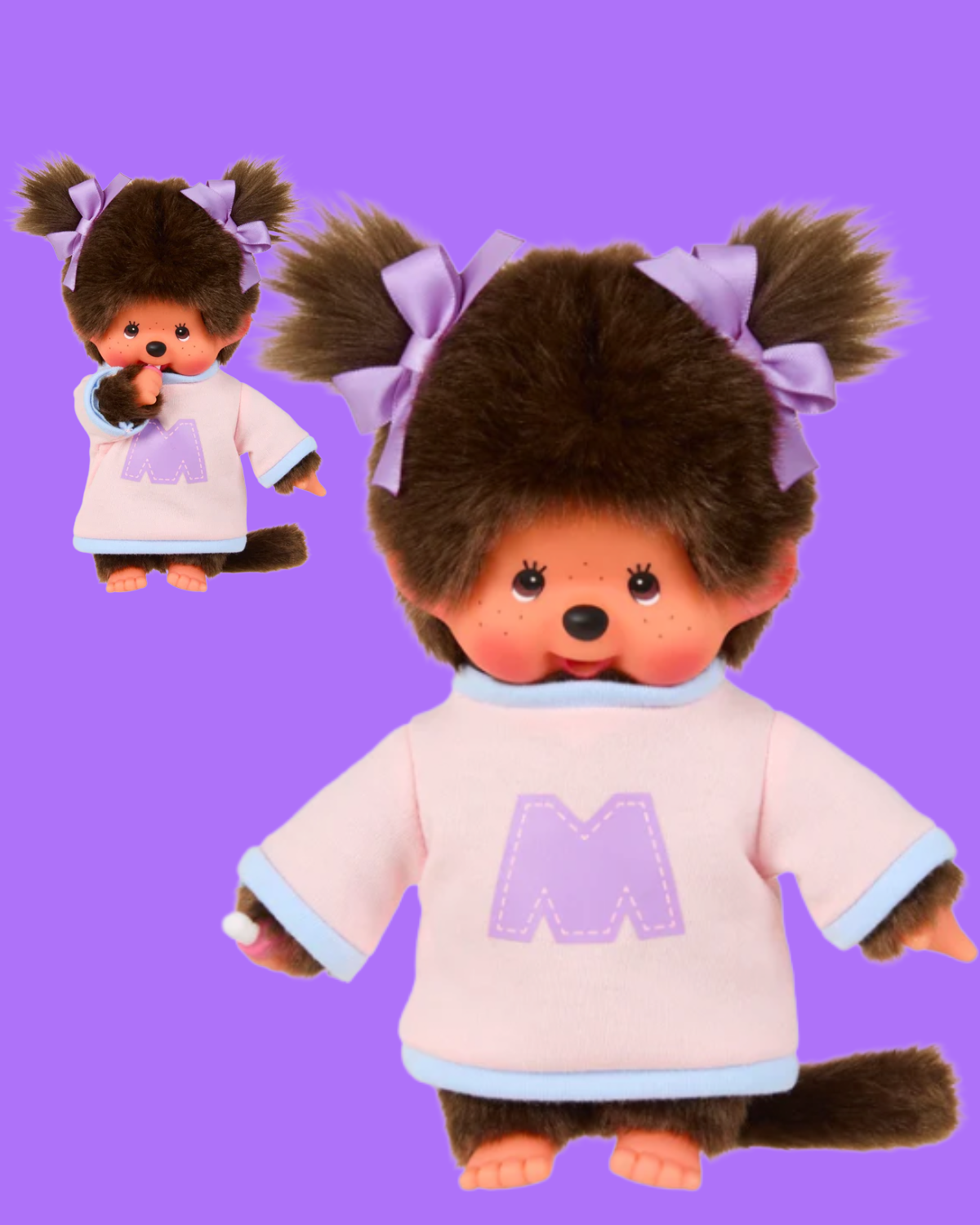 Monchhichi Bi-Color Sweater Girl