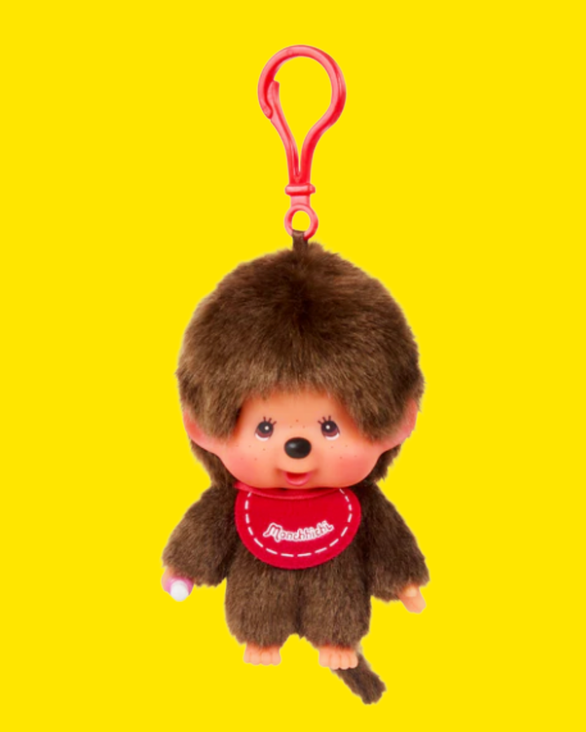 Monchhichi Classic Big Head Boy Keychain