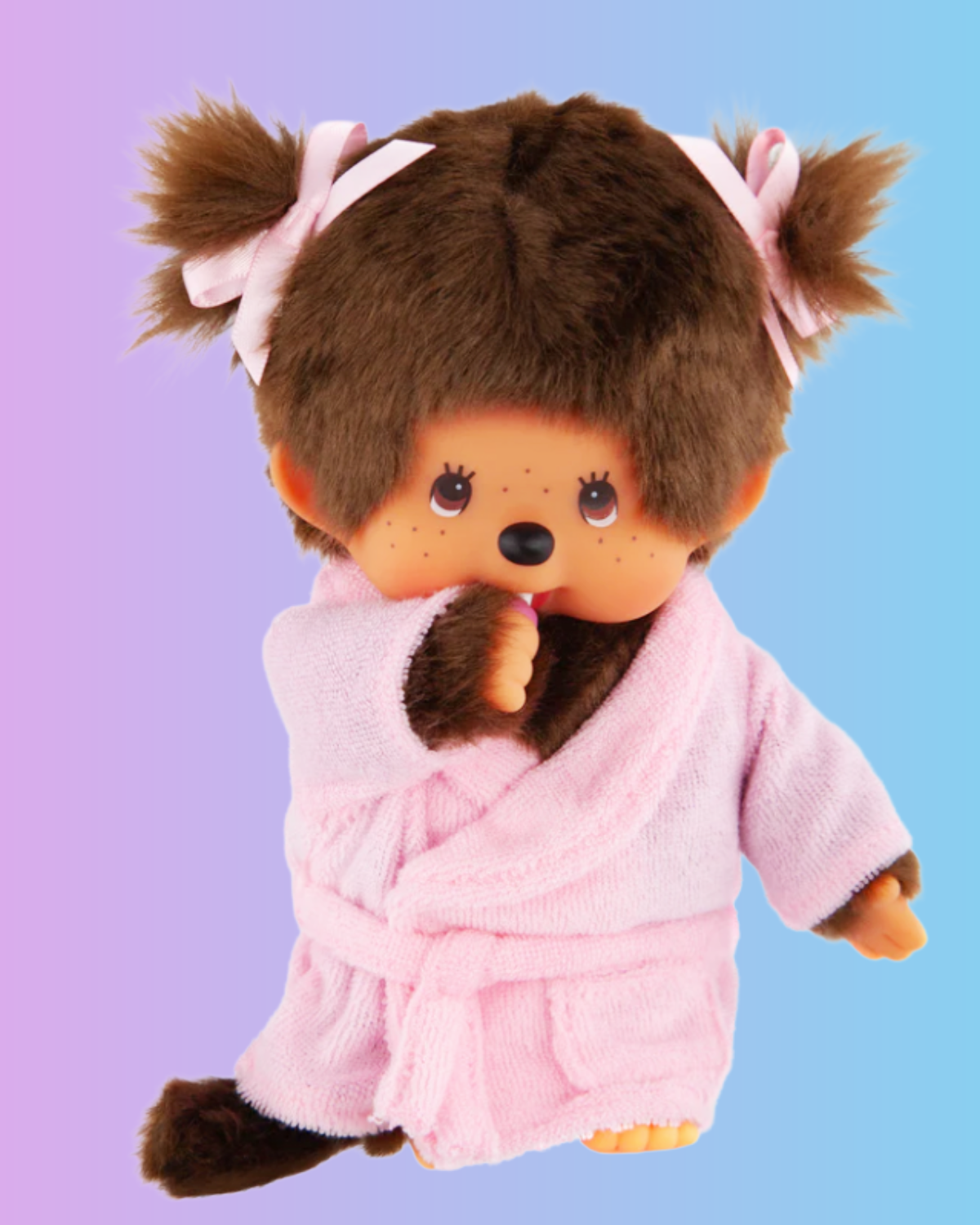 Monchhichi Bath Robe Girl