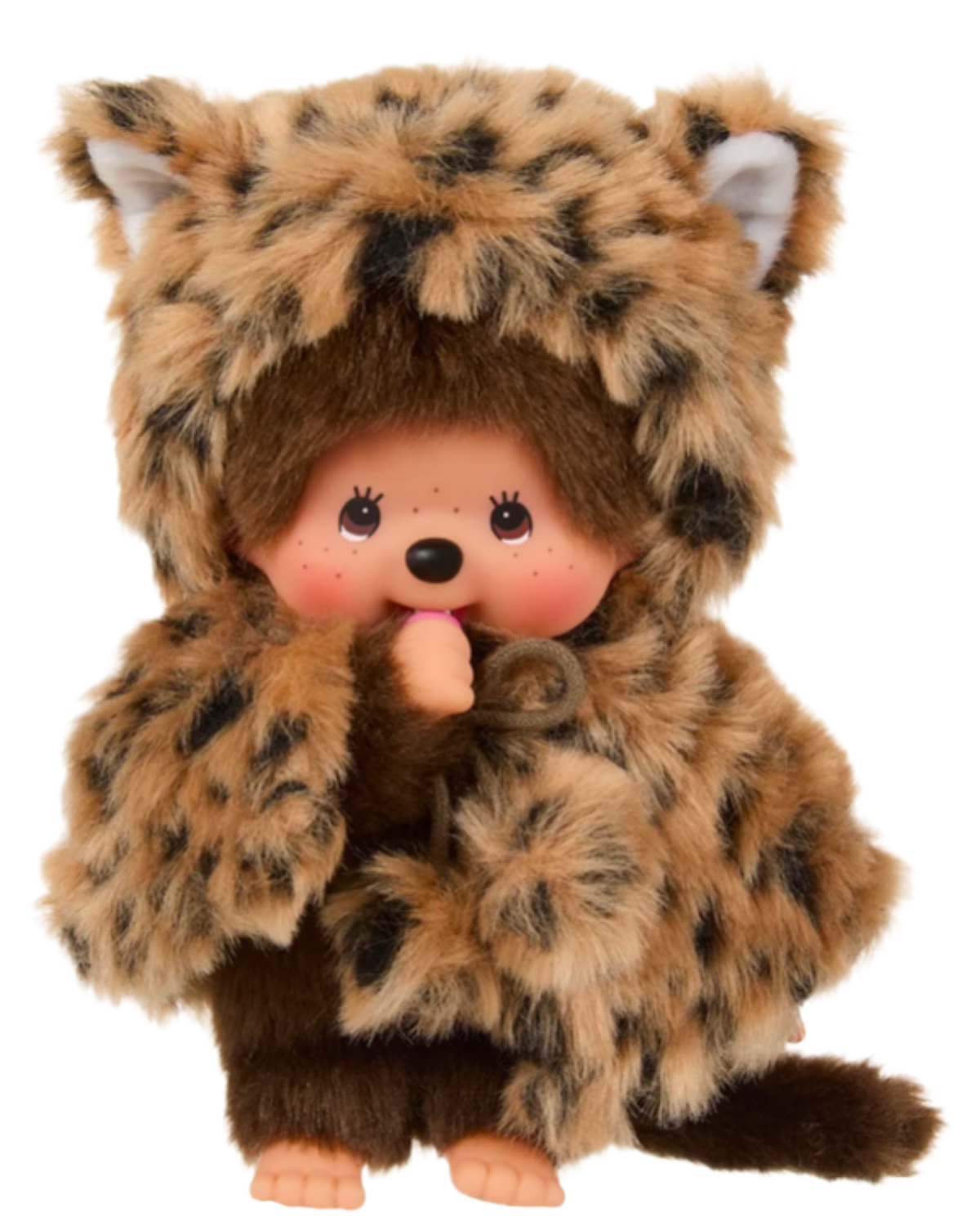 Monchhichi Leopard Hood Girl
