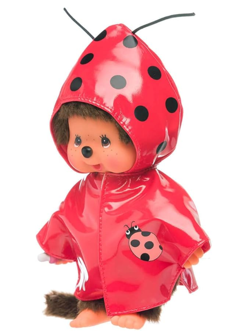 Monchhichi Ladybug Raincoat - El Cholo's Kid Monchhichi Ladybug Raincoat - El Cholo's Kid