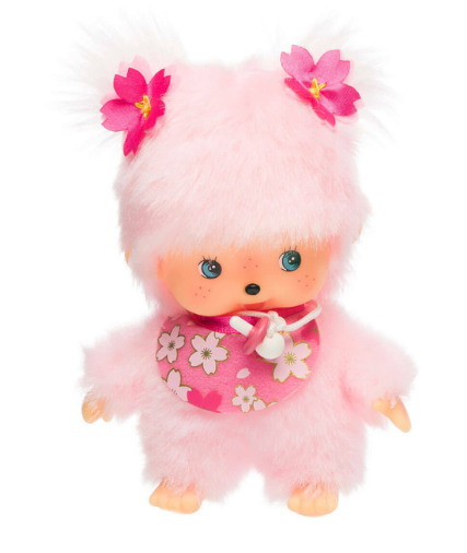 Monchhichi Classic Bebichhichi Sakura Cherry Blossom