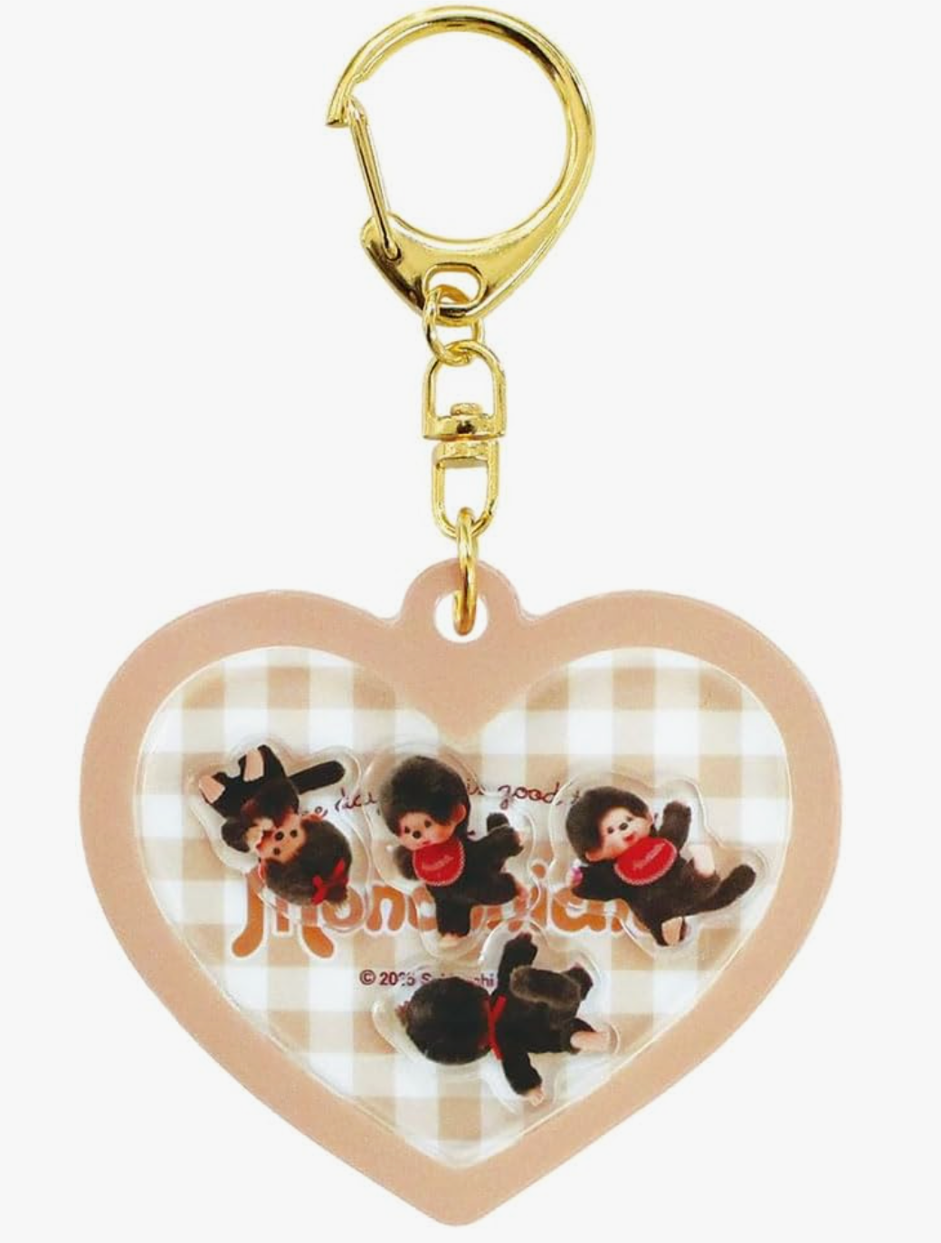 Key Ring Monchhichi HEART Shaker