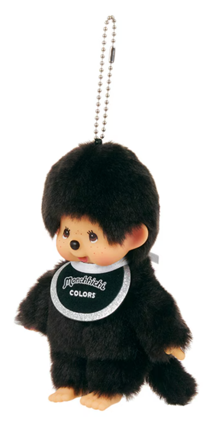 Monchhichi Colors Keychains BLACK -  (Direct from Tokyo)