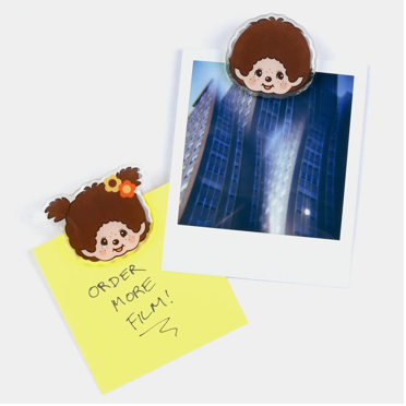 MONCHHICHI FLOWERS MAGNETIC PHOTO CLIPS