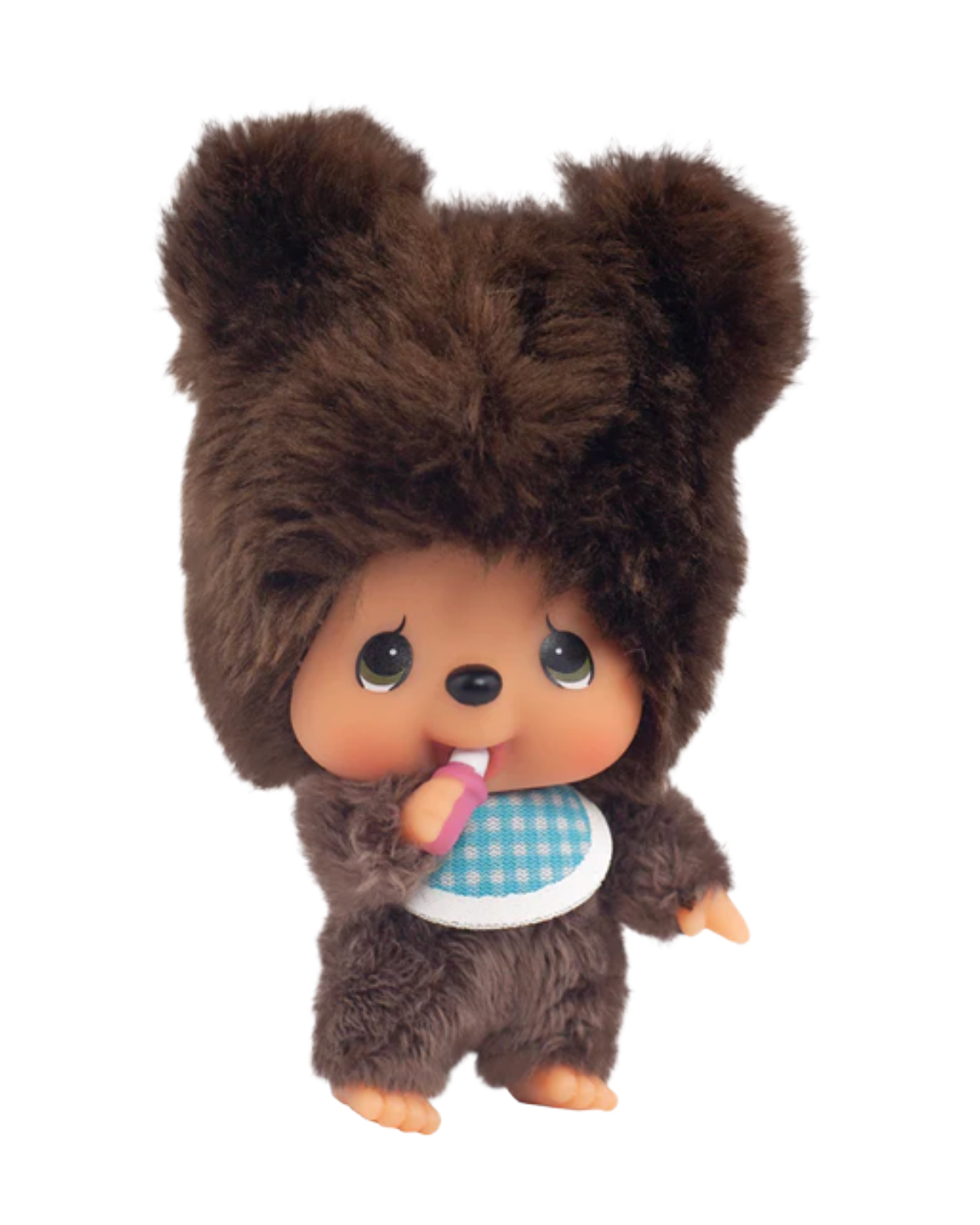Monchhichi Friends - Kuma Big Head Keychain