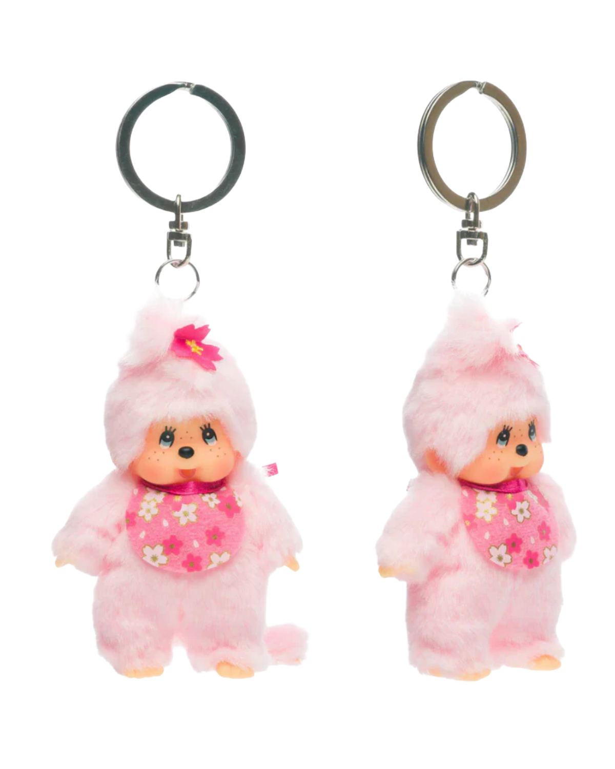 Monchhichi Classic Bebichhichi Cherry Blossom Keychain
