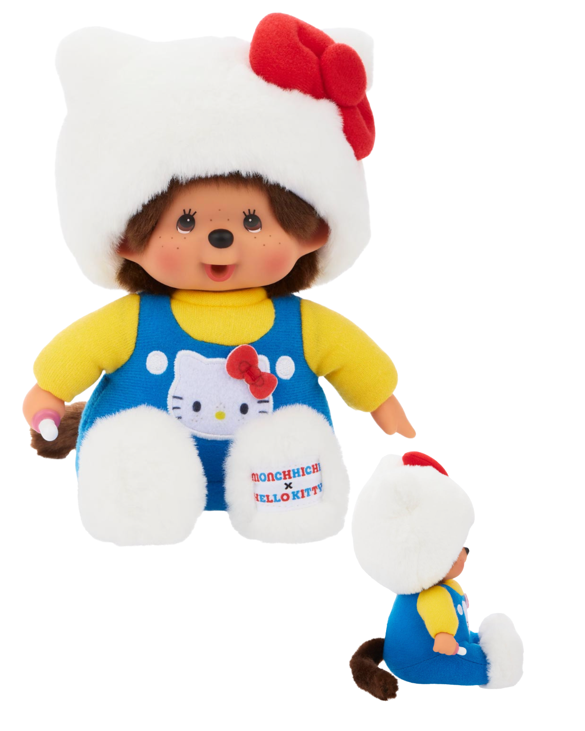 Hello Kitty x Monchhichi Plush Doll - El Cholo's Kid Hello Kitty x Monchhichi Plush Doll - El Cholo's Kid