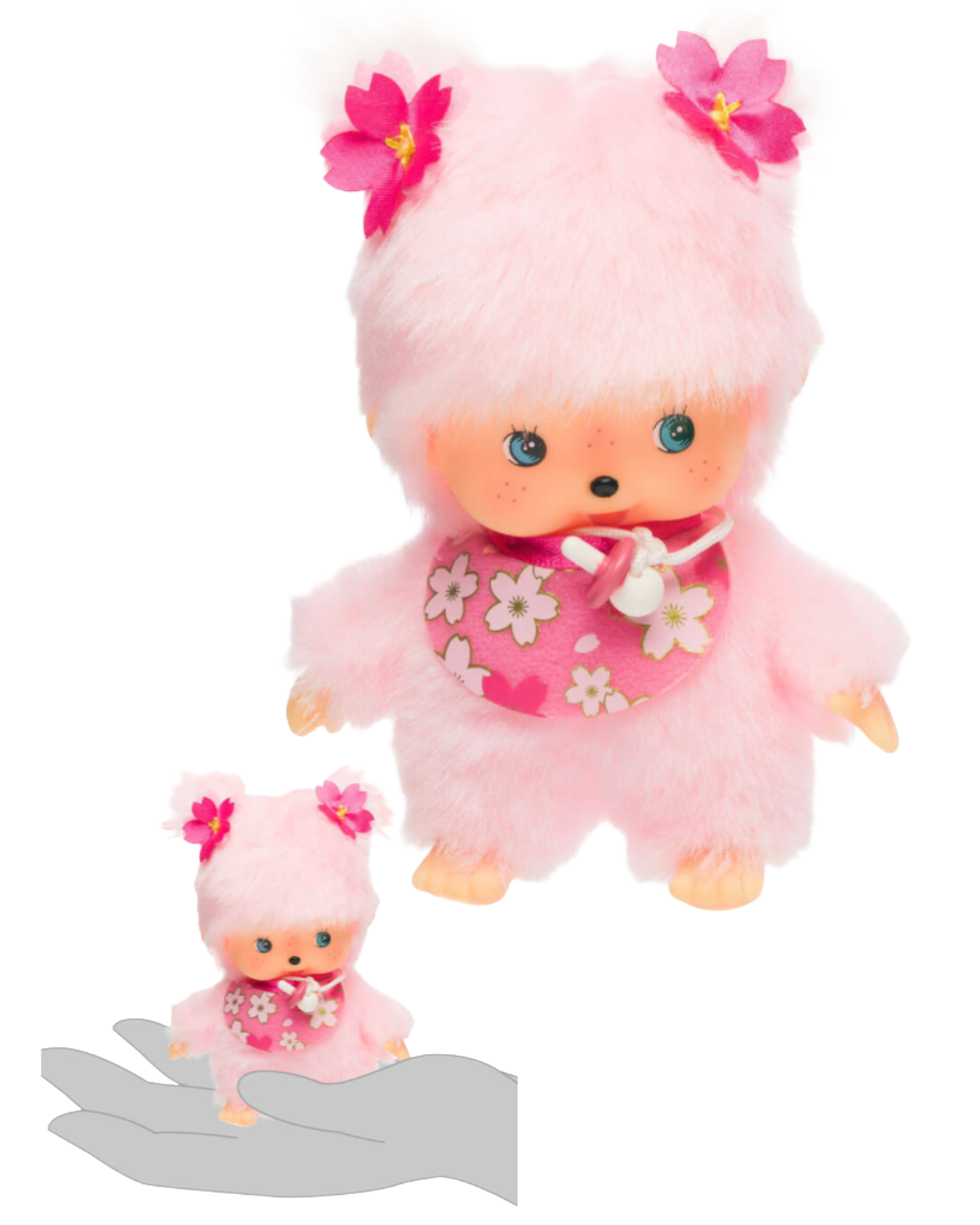 Monchhichi Classic Bebichhichi Sakura Cherry Blossom