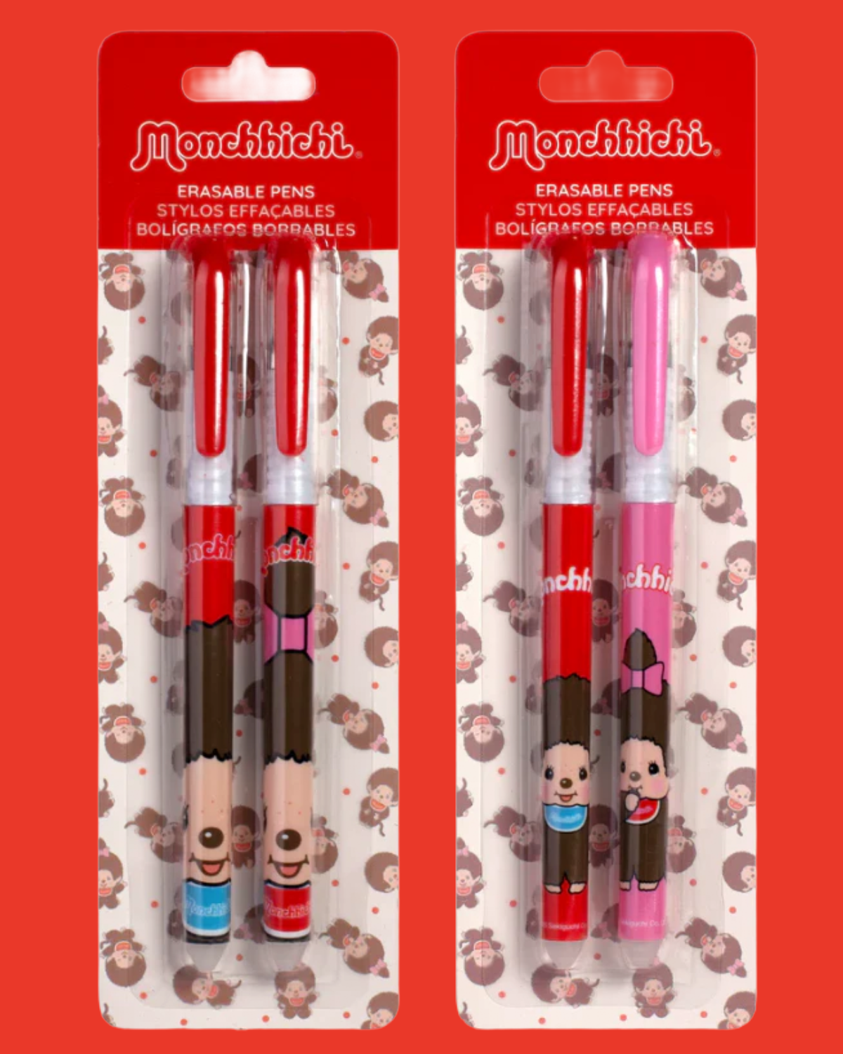 Monchhichi Erasable Pens