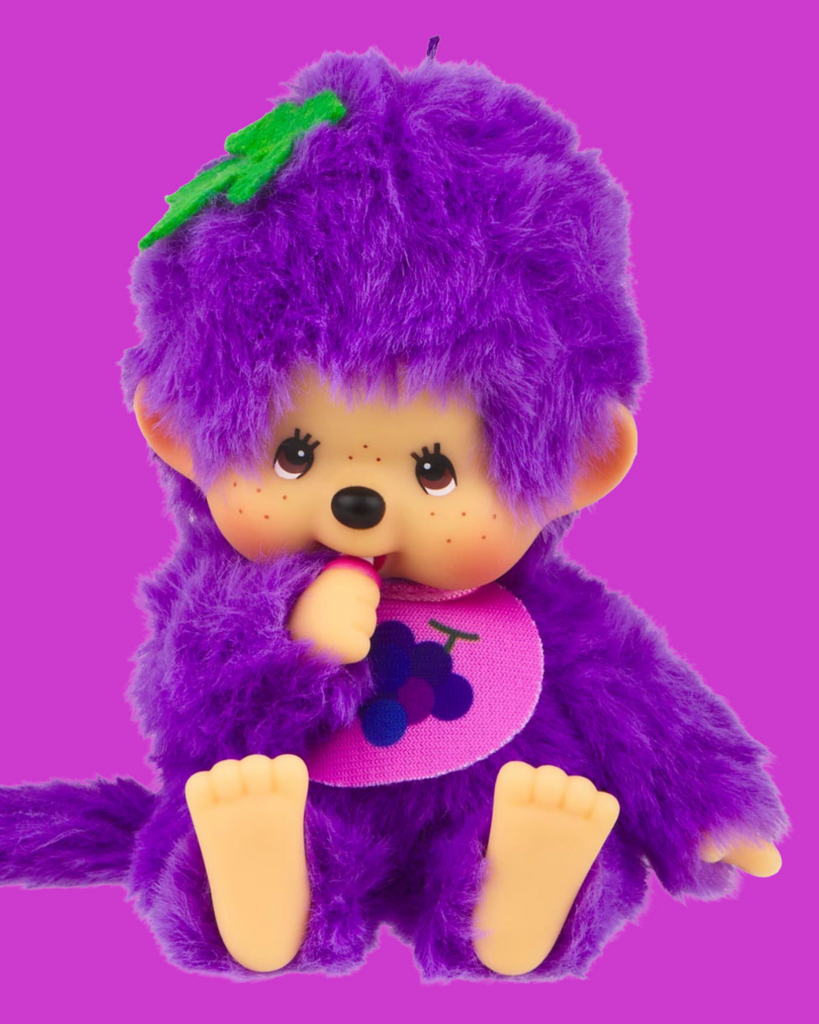 キッキー&ウッキー モンチッチ monchhichi 1918年 パープル Grape - Monchhichi Fruit - El Cholo's Kid