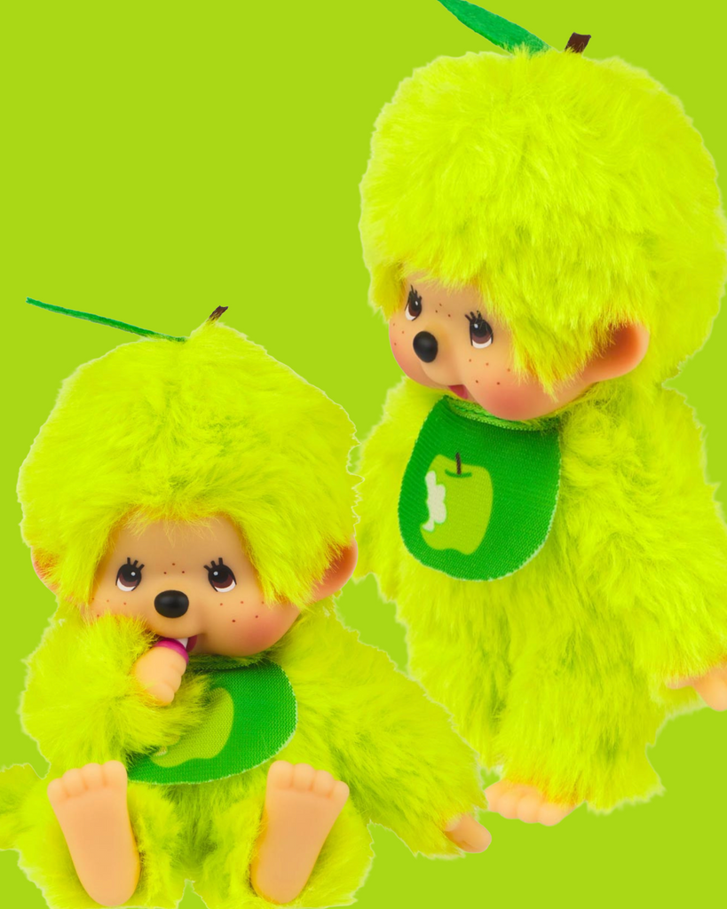 applechhichiです Apple Green - Monchhichi Fruit - El Cholo's Kid