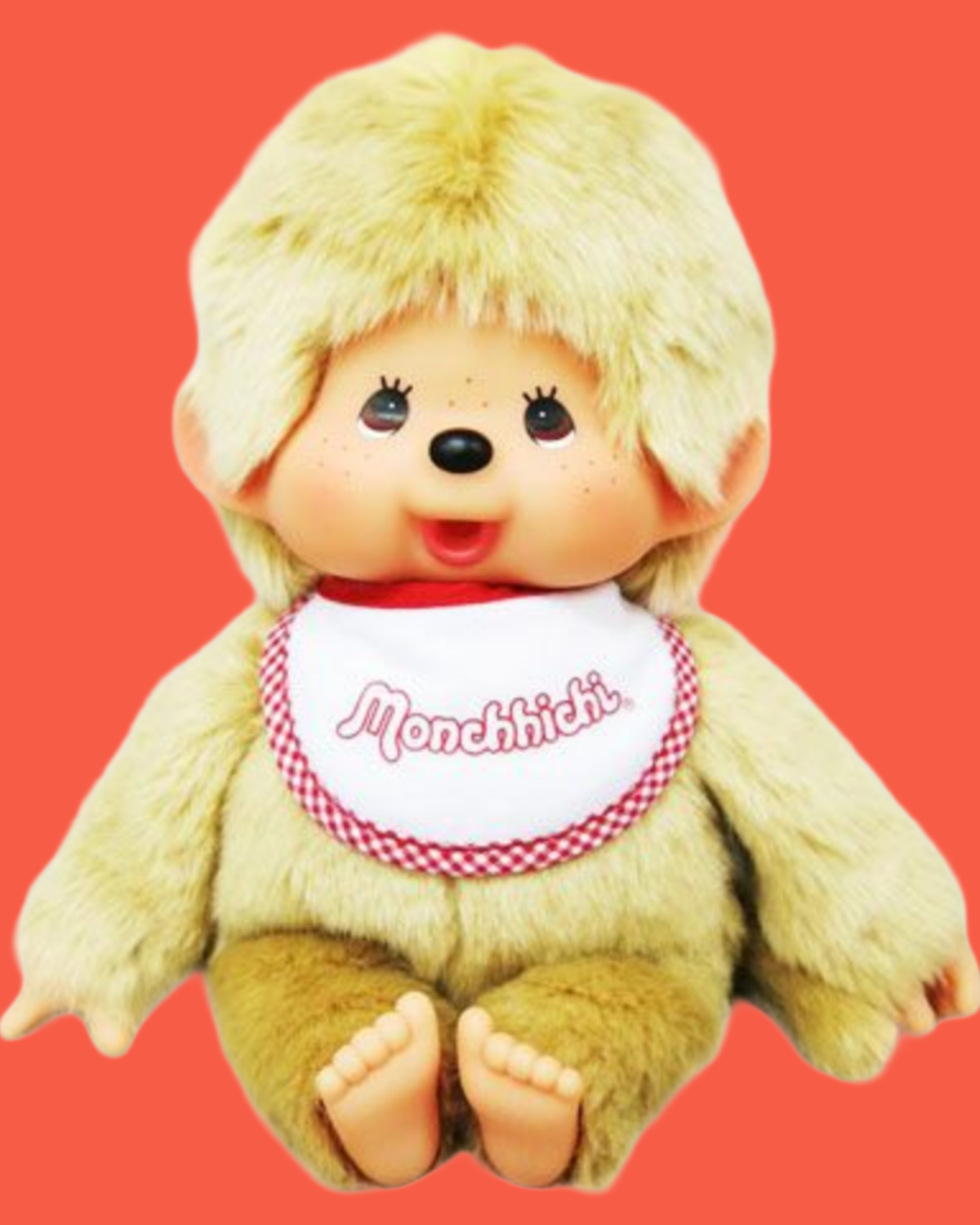 Monchhichi Classic Beige Boy - 10&quot; (Direct from Tokyo)