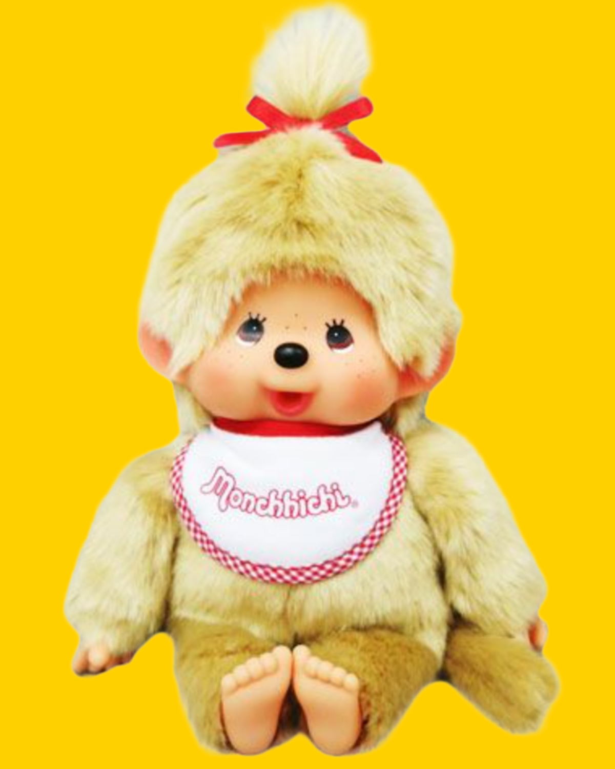 Monchhichi Classic Beige Girl - 10&quot; (Direct from Tokyo)