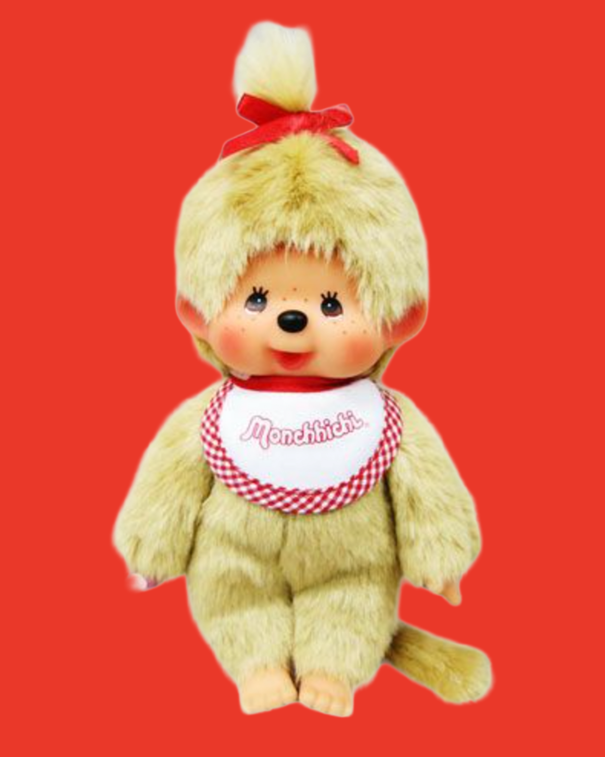 Monchhichi Classic Beige Girl - 8&quot; (Direct from Tokyo)