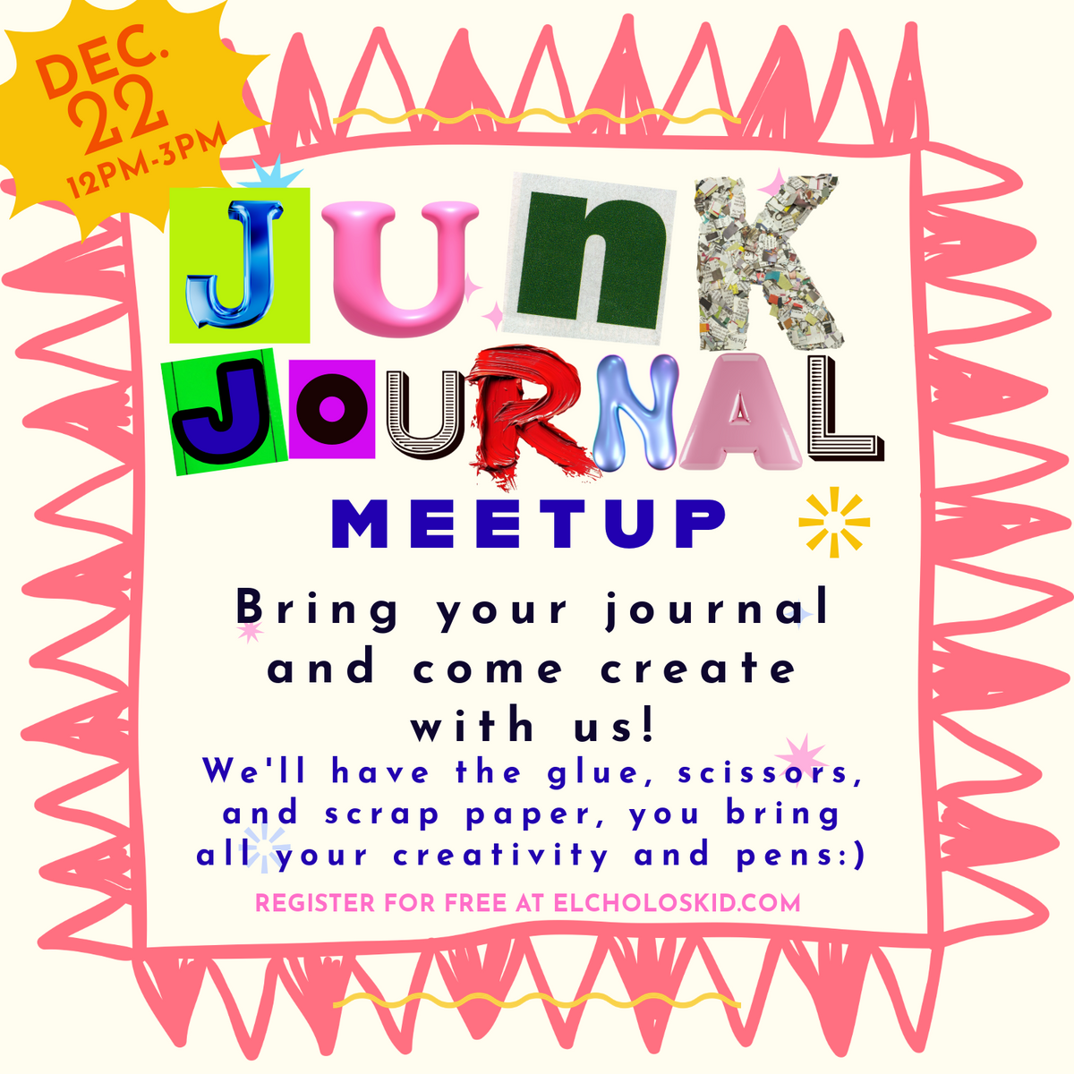 Dec 22: Junk Journal Meetup